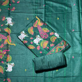 Classy Weaves Muga Cotton Silk Suit Set - Yanchi